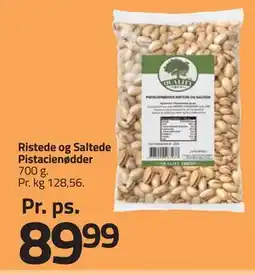Fleggaard Ristede og Saltede Pistacienødder, DKK 89.99 tilbud