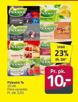 Fleggaard Pickwick Te, DKK 10 tilbud