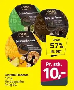 Fleggaard Castello Flødeost, DKK 10 tilbud