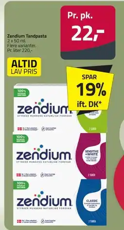 Fleggaard Zendium Tandpasta, DKK 22 tilbud
