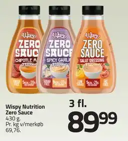 Fleggaard Wispy Nutrition Zero Sauce, DKK 89.99 tilbud