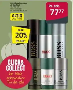 Fleggaard Hugo Boss Deospray el. Deo Stick, DKK 77.77 tilbud