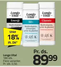 Fleggaard Longo Vital, DKK 89.99 tilbud