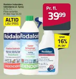 Fleggaard Rodalon Indendørs, Udendøres el. Spray, DKK 39.99 tilbud