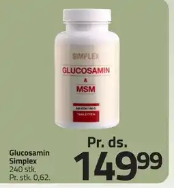 Fleggaard Glucosamin Simplex, DKK 149.99 tilbud