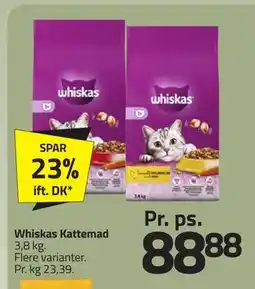 Fleggaard Whiskas Kattemad, DKK 88.88 tilbud