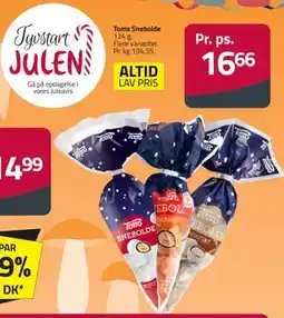 Fleggaard Toms Snebolde, DKK 16.66 tilbud