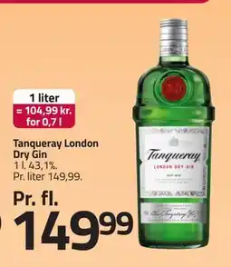 Fleggaard Tanqueray London Dry Gin, DKK 149.99 tilbud