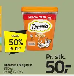 Fleggaard Dreamies Megatub, DKK 50 tilbud