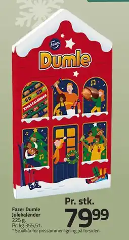 Fleggaard Fazer Dumle Julekalender, DKK 79.99 tilbud