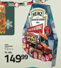 Fleggaard Heinz Julekalender, DKK 149.99 tilbud