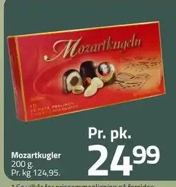 Fleggaard Mozartkugler, DKK 24.99 tilbud