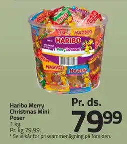 Fleggaard Haribo Merry Christmas Mini Poser, DKK 79.99 tilbud