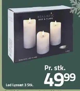 Fleggaard Led Lyssæt 3 St, DKK 49.99 tilbud