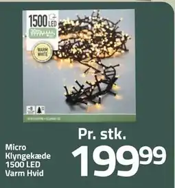 Fleggaard Micro Klyngekæde 1500 LED Varm Hvid, DKK 199.99 tilbud