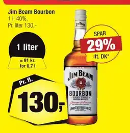 Calle Jim Beam Bourbon, DKK 130 tilbud