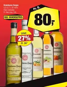 Calle Brøndums Snaps, DKK 80 tilbud