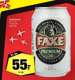 Calle Faxe Premium, DKK 55 tilbud