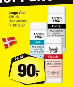 Calle Longo Vital, DKK 90 tilbud