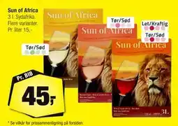 Calle Sun of Africa, DKK 45 tilbud
