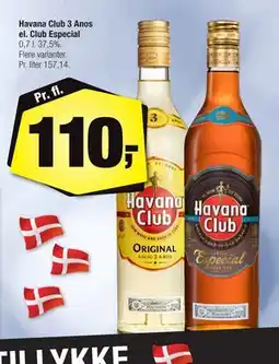 Calle Havana Club 3 Anos el. Club Especial, DKK 110 tilbud