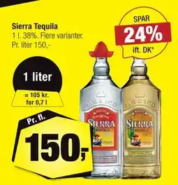 Calle Sierra Tequila, DKK 150 tilbud