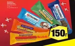 Calle Barebells el. Nutramino Bars, DKK 150 tilbud