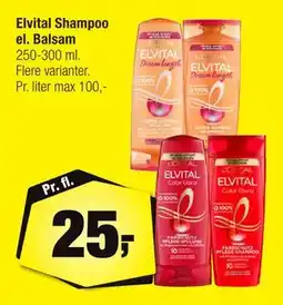 Calle Elvital Shampoo el. Balsam, DKK 25 tilbud