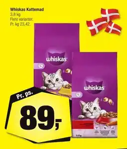 Calle Whiskas Kattemad, DKK 89 tilbud