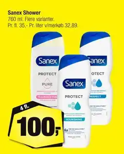 Calle Sanex Shower, DKK 100 tilbud