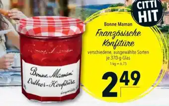 Citti Bonne Maman Französische Konfitüre tilbud