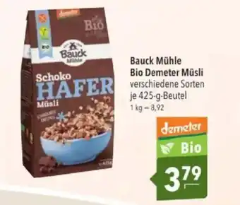 Citti Bauck Mühle Bio Demeter Müsli tilbud