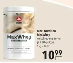 Citti Maxi Nutrition MaxWhey tilbud