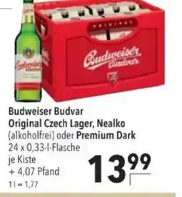 Citti Budweiser Budvar Original Czech Lager, Nealko (alkoholfrei) oder Premium Dark tilbud