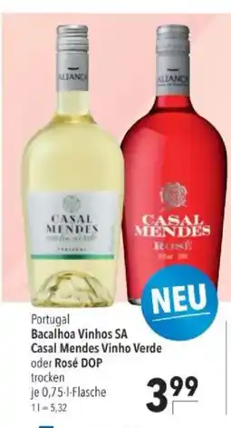 Citti Bacalhoa Vinhos SA Casal Mendes Vinho Verde oder Rosé DOP tilbud