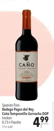 Citti Bodega Pagos del Rey Caño Tempranillo Garnacha DOP tilbud