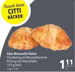 Citti Käse Mozzarella Fächer tilbud