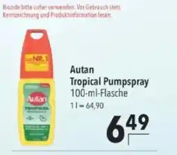 Citti Autan Tropical Pumpspray tilbud