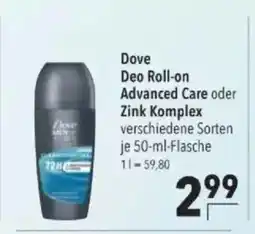 Citti DOVE Deo Roll-on Advanced Care oder Zink Komplex tilbud