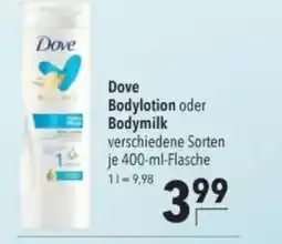 Citti DOVE Bodylotion oder Bodymil tilbud