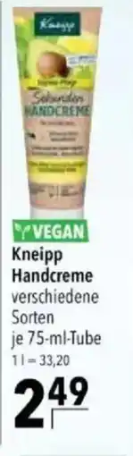 Citti Kneipp Handcreme tilbud