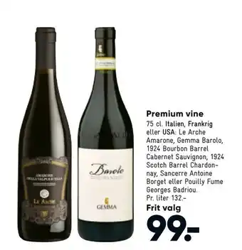 Bilka Premium vine tilbud