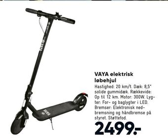 Bilka VAYA elektrisk løbehjul tilbud