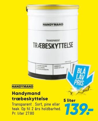 Bilka Handymand træbeskyttelse tilbud