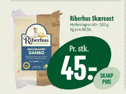 Min Købmand Riberhus Skæreost tilbud