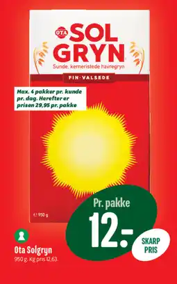 Min Købmand Ota Solgryn tilbud