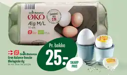 Min Købmand Grøn Balance Danske Økologiske Æg tilbud