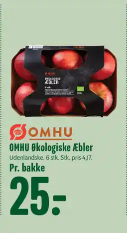 Min Købmand OMHU Økologiske Æbler tilbud