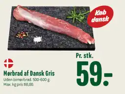 Min Købmand Mørbrad af Dansk Gris tilbud