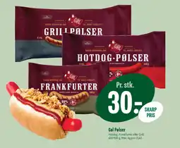 Min Købmand Gøl Pølser tilbud